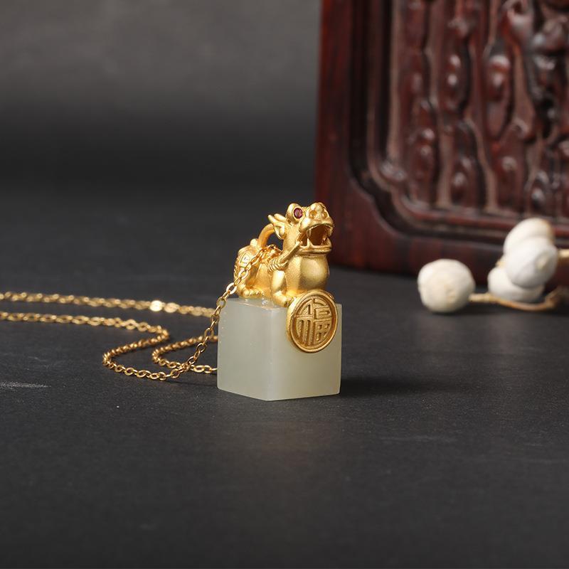 Sier Plated Gilding Ancient Style Golden Pendants