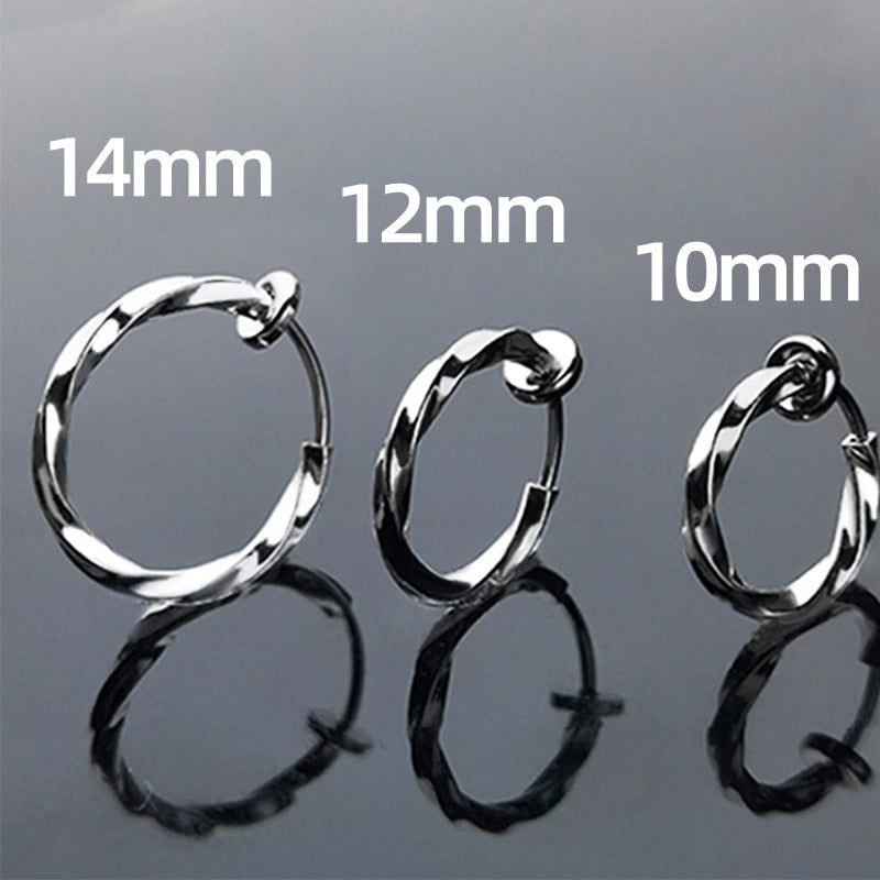 Men's Pierced Niche Personality Fashion Trend Piercing Ear Buckle