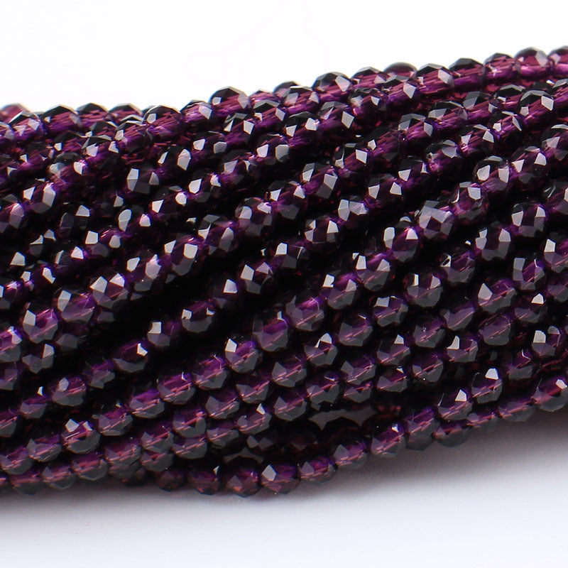 Transparent Glass Surface Cutting Beads Handmade Jewelry Accessories