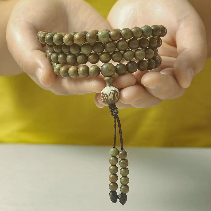 Women's & Men's Argentina Rosary Sandalwood Buddha Beads Lotus Bracelets