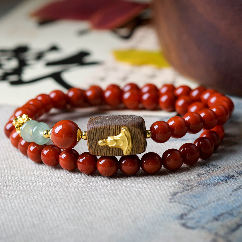 Sen Southern Red Agate Bodhi Tibet Bracelets