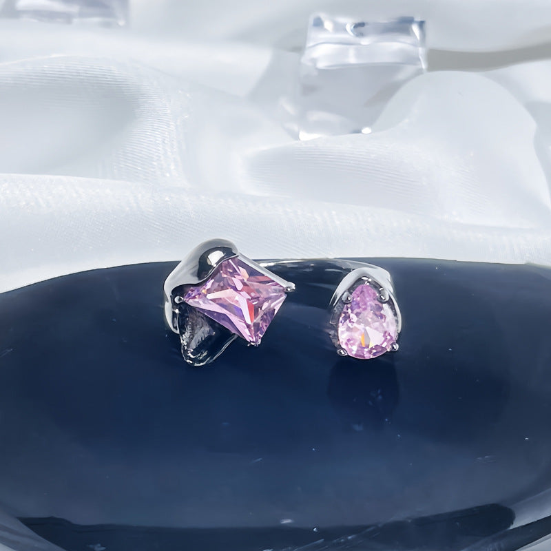 Fashion Personalized Female Butterfly Light Luxury Temperament Rings