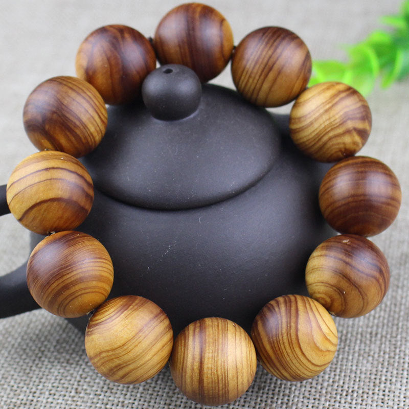 Women's & Men's Arborvitae Made Of Mature Material Scar Beads Bracelet