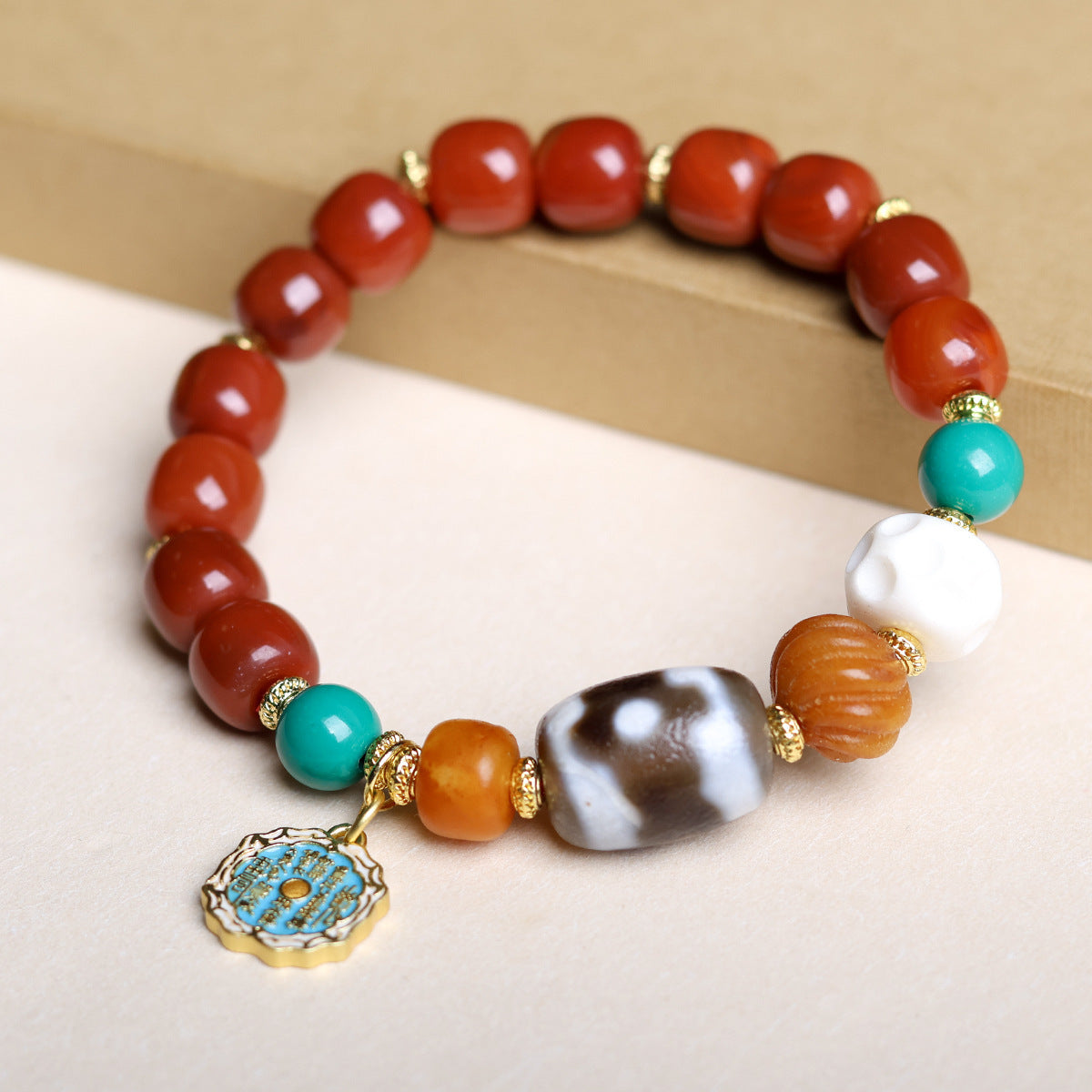 Sen Southern Red Agate Bodhi Tibet Bracelets