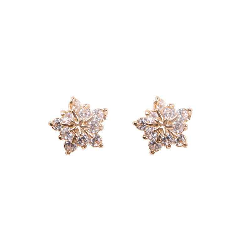 Sier Needle Fashion Minimalism Temperamental Trendy Earrings