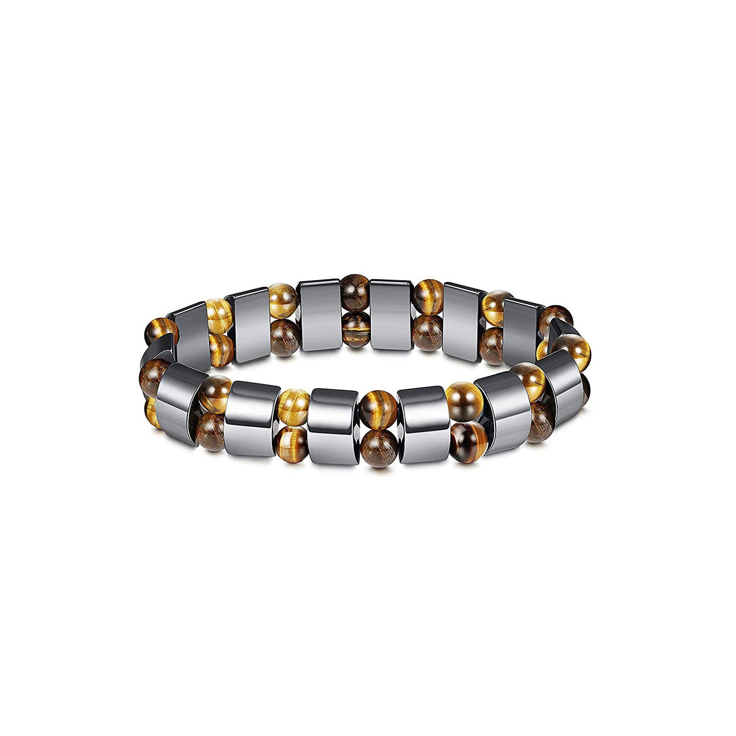 Colorful Pulse Haematite Energy Magnet Yoga Bracelets