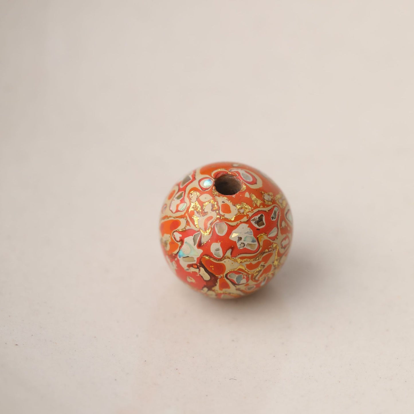 Paint Large Beads Inlaid Screw Scattered Single Bracelet