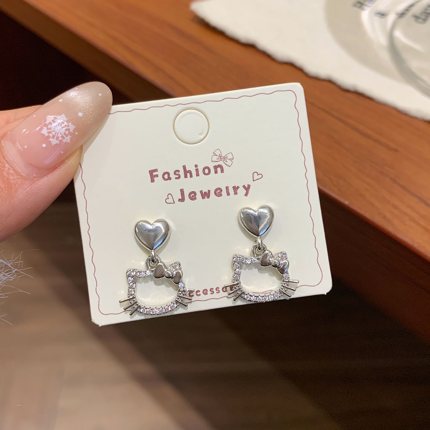 Women's Style Light Luxury Copper Micro Inlaid Zircon Earrings