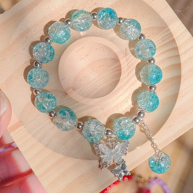 Glass Butterfly Female Ocean Style Imitation Bracelets