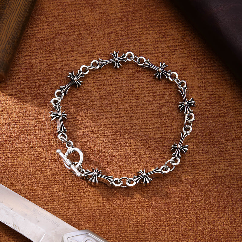 Women's & Men's Pear Snake Cross Fashion Crowe Couple Bracelets