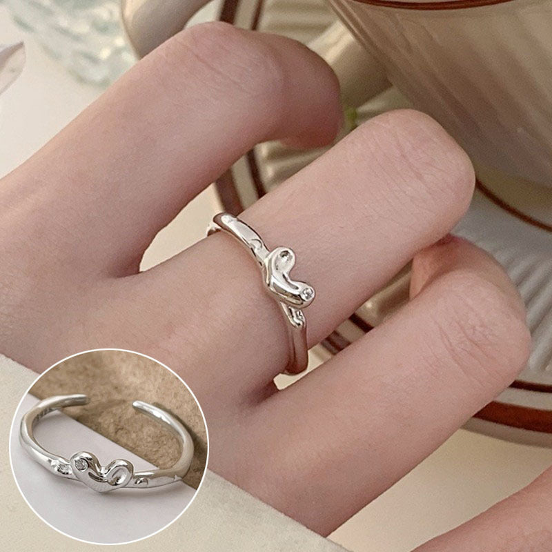 Women's Sweet Simple Bamboo Fashion Graceful Personality Sier Rings