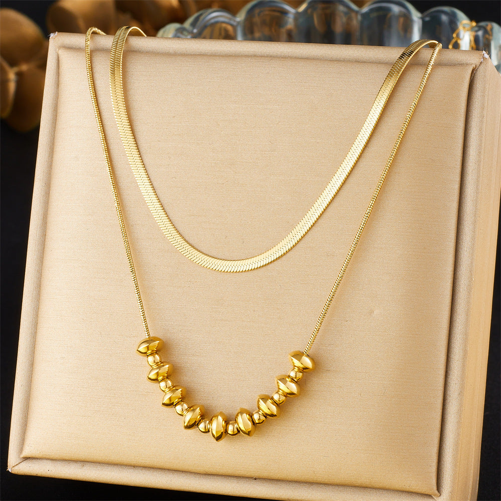 Design Clavicle Chain Light Luxury Advanced Simple Irregular Layered Necklace