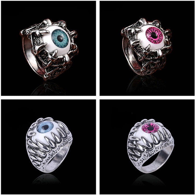 Retro Devil Eye Alloy Evil Trend Rings