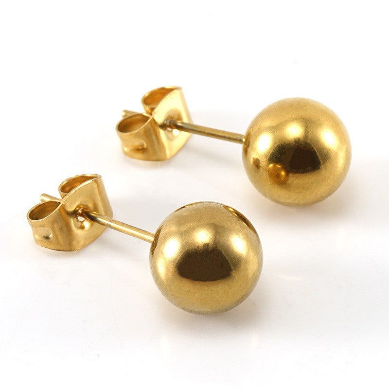 Women's Fashion Design Pearl Simple Titanium Steel Rings