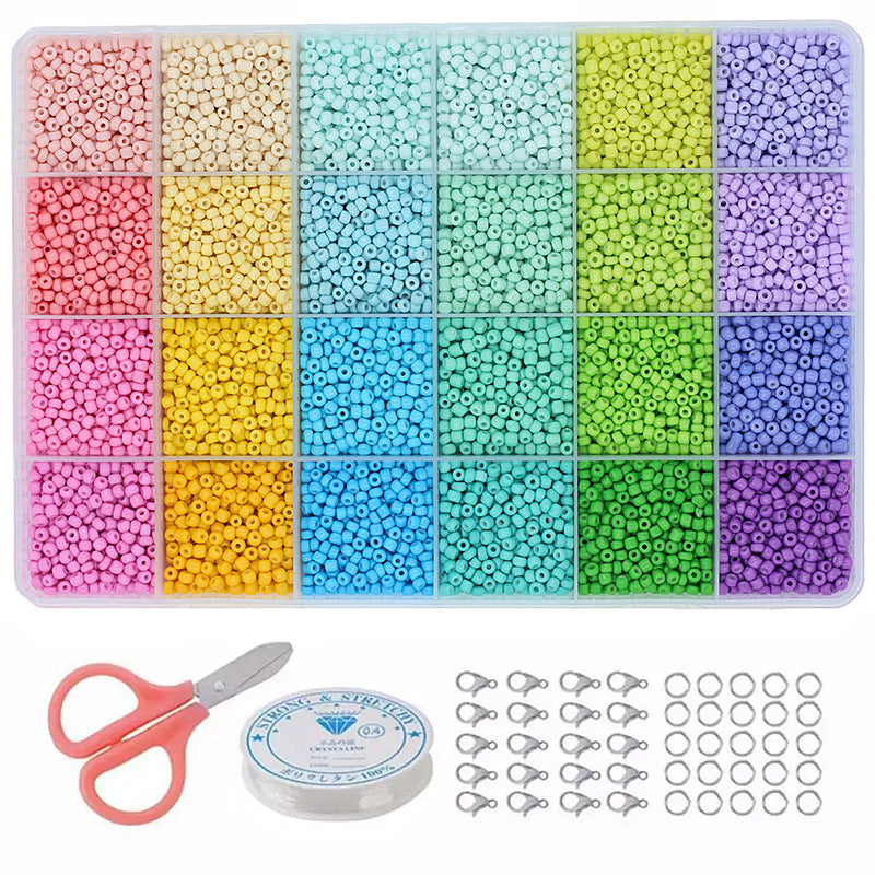 Beads Micro Glass Bead Solid Color Scattered Jewelry Accessories