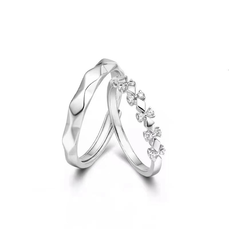 Women's & Men's For Love Niche Fashion Small Fresh Light Luxury Ring