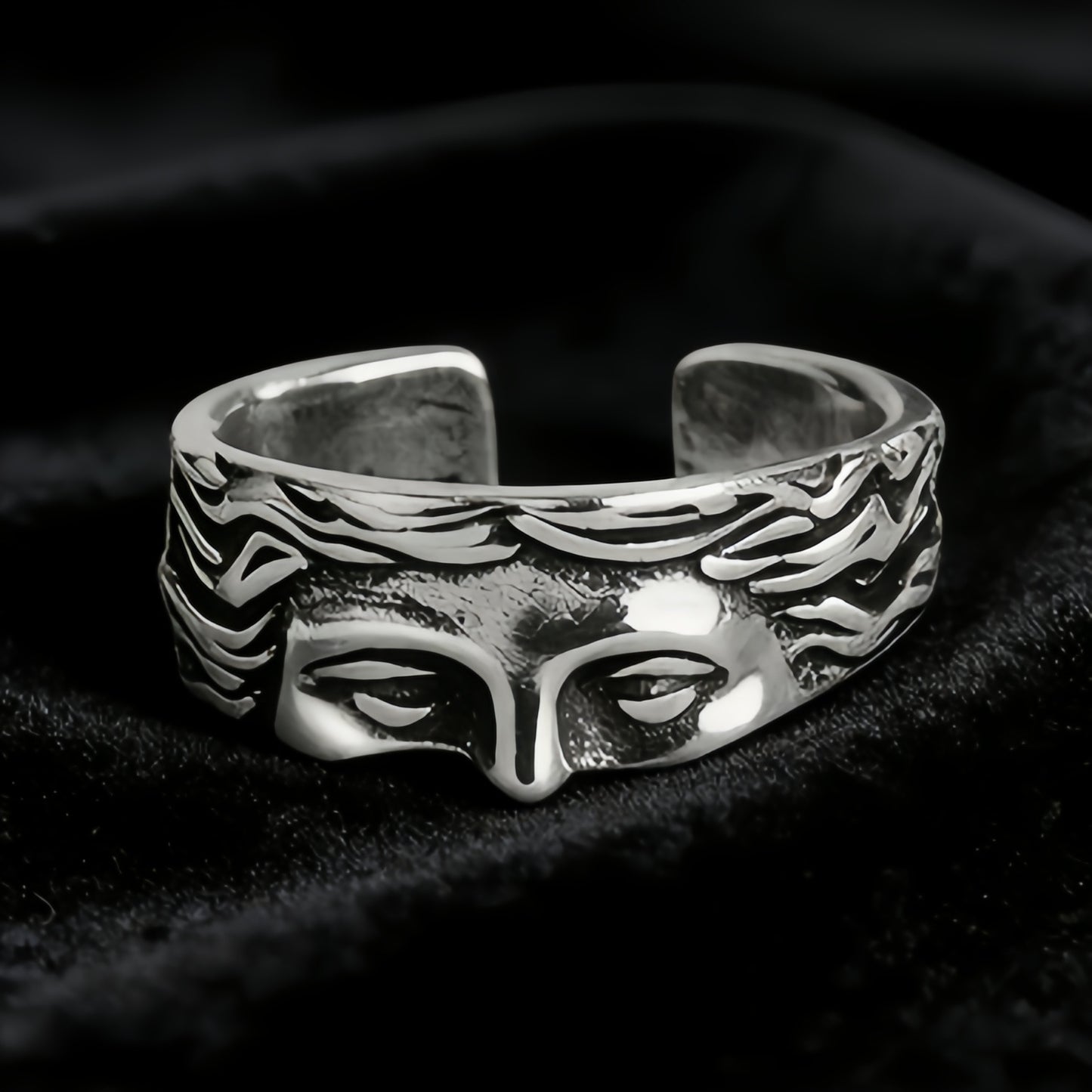 Women's & Men's Venus Half Face Cold Wind Stylish Ring
