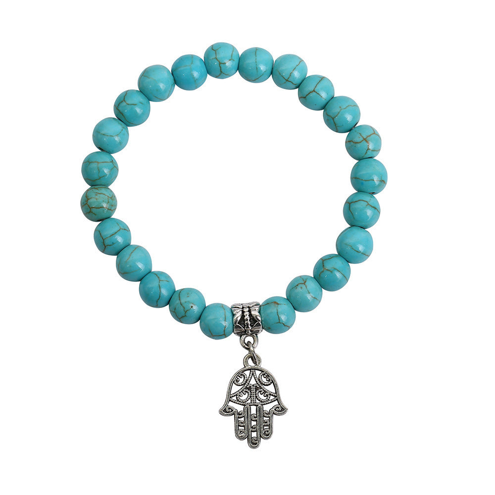 Classy Turquoise Beach Turtle String Beads Bracelets