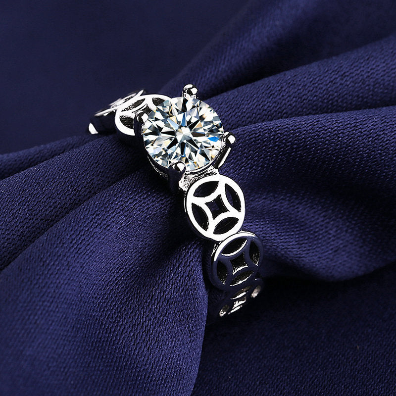 Money Will Be Soon Sier Plated Rings