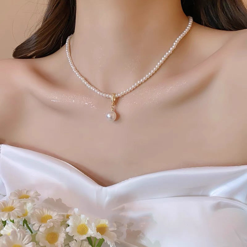 Sense Niche Clavicle Chain Female Slightly Luxury Necklaces