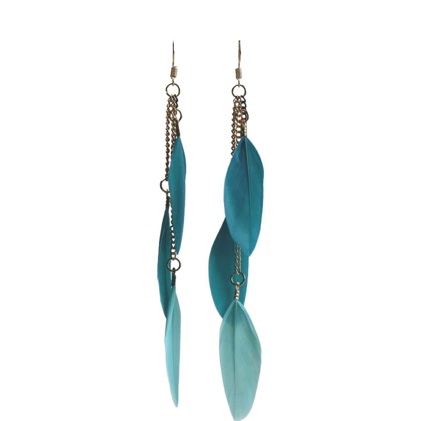 Classy Casual Cool Ethnic Style Feather Earrings