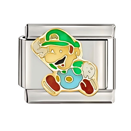 Welding Pattern Oil Dripping Cartoon Italian Bracelets