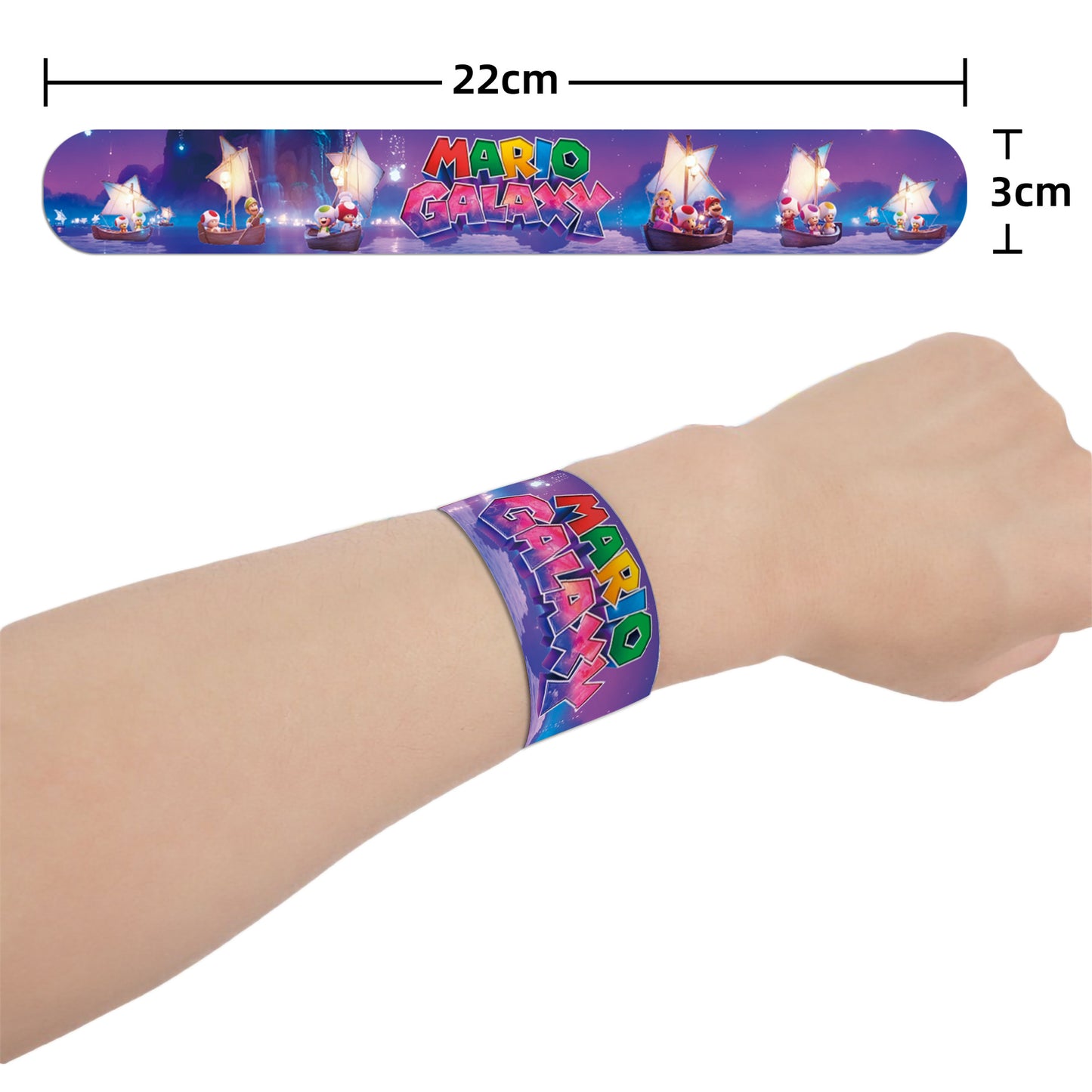 Children's Mary Pop Cartoon Anime Galaxy Mario Planet Bracelets