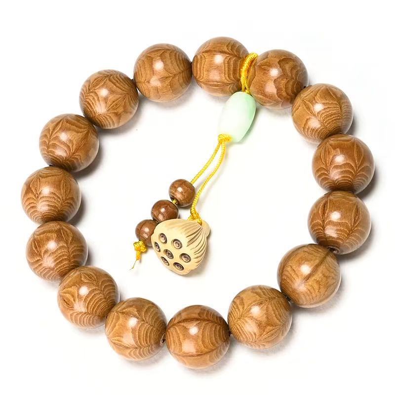 Materials Nine Wood Crafts Buddha Beads Bracelets