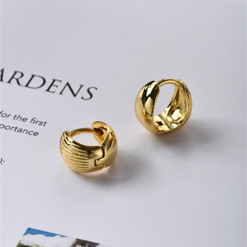 Luxury High-grade Twist Clip Geometric U-shaped Ear Buckle
