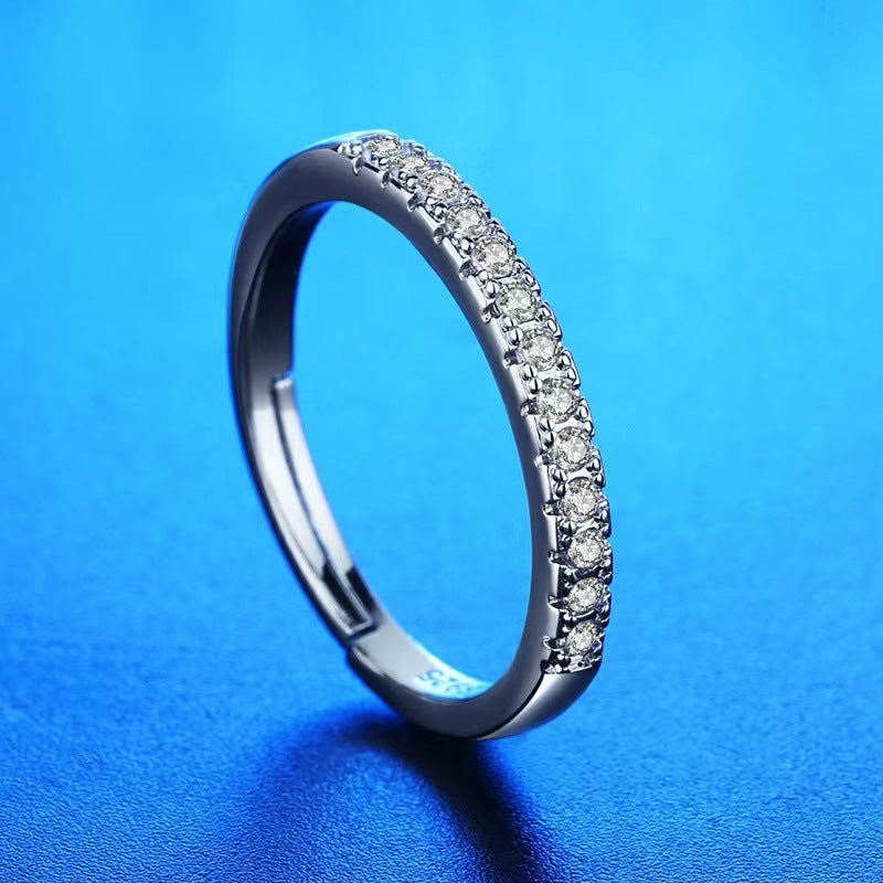 Moissanite Female Affordable Luxury Fashion Niche Rings