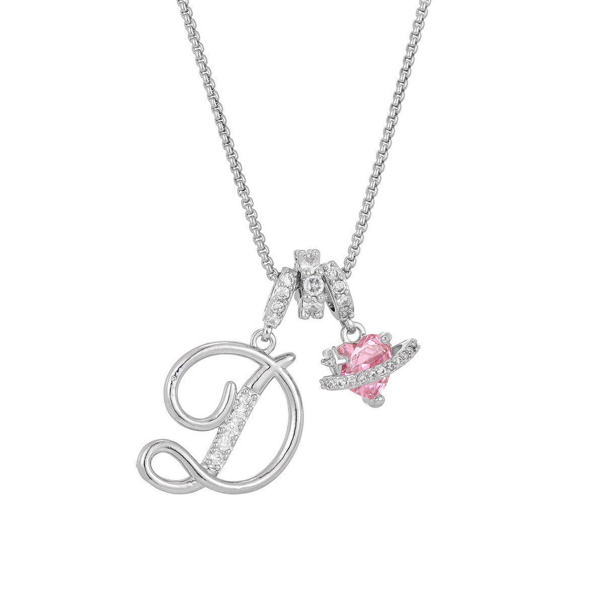 Dopamine English Letter Light Luxury Minority Necklaces