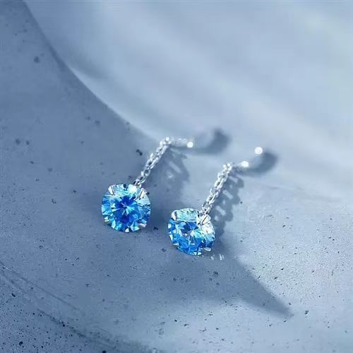Women's Simple Pure Sier Star Light Luxury Ear Line