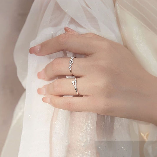 Temperament Wild Opening Adjustable Design Gift Fresh Ring