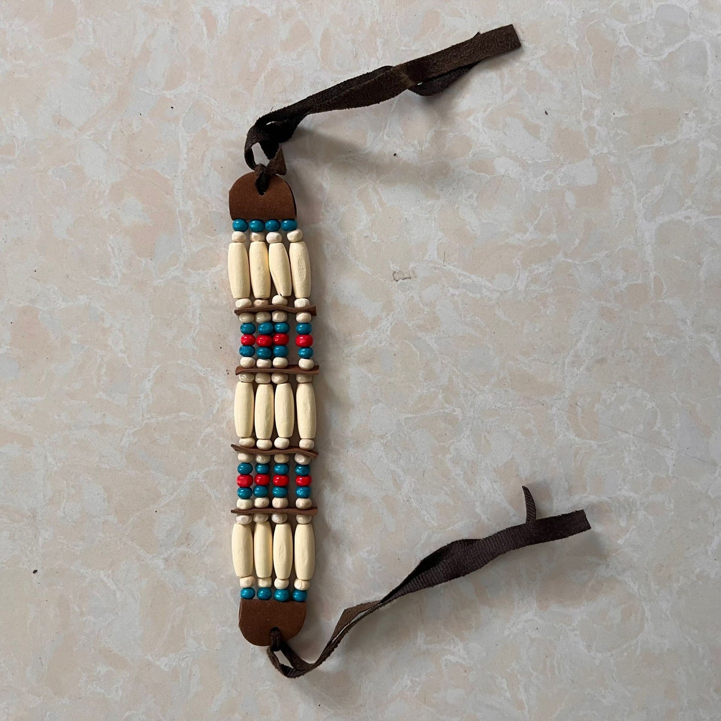 Women's Bohemian Indian Adult Primary Color Wooden Necklace