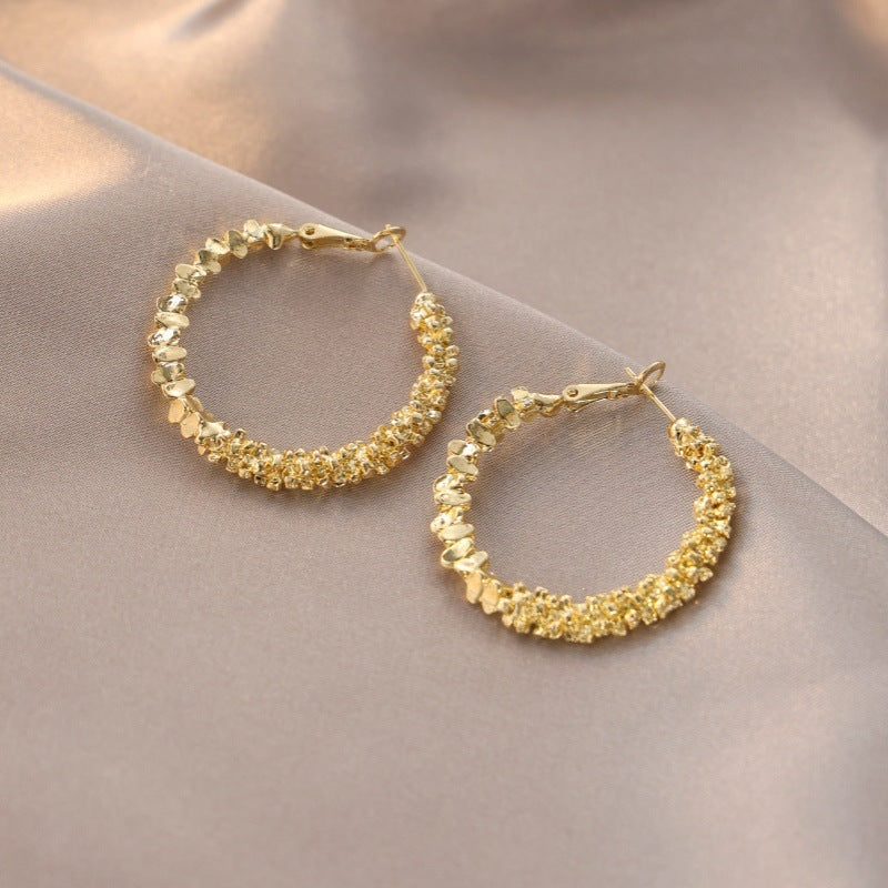 Women's Needle High-grade Super Flash Zircon Light Luxury Refined Grace Earrings