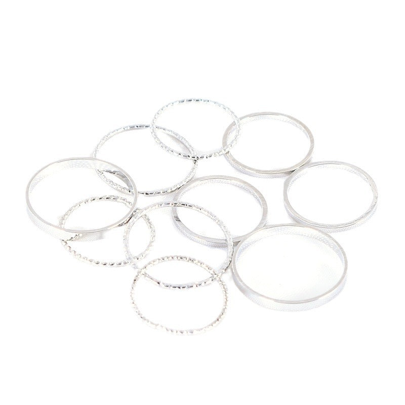 Alloy Suit Creative Simple Retro Pcs Rings