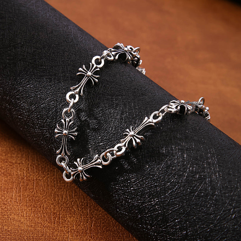 Women's & Men's Pear Snake Cross Fashion Crowe Couple Bracelets