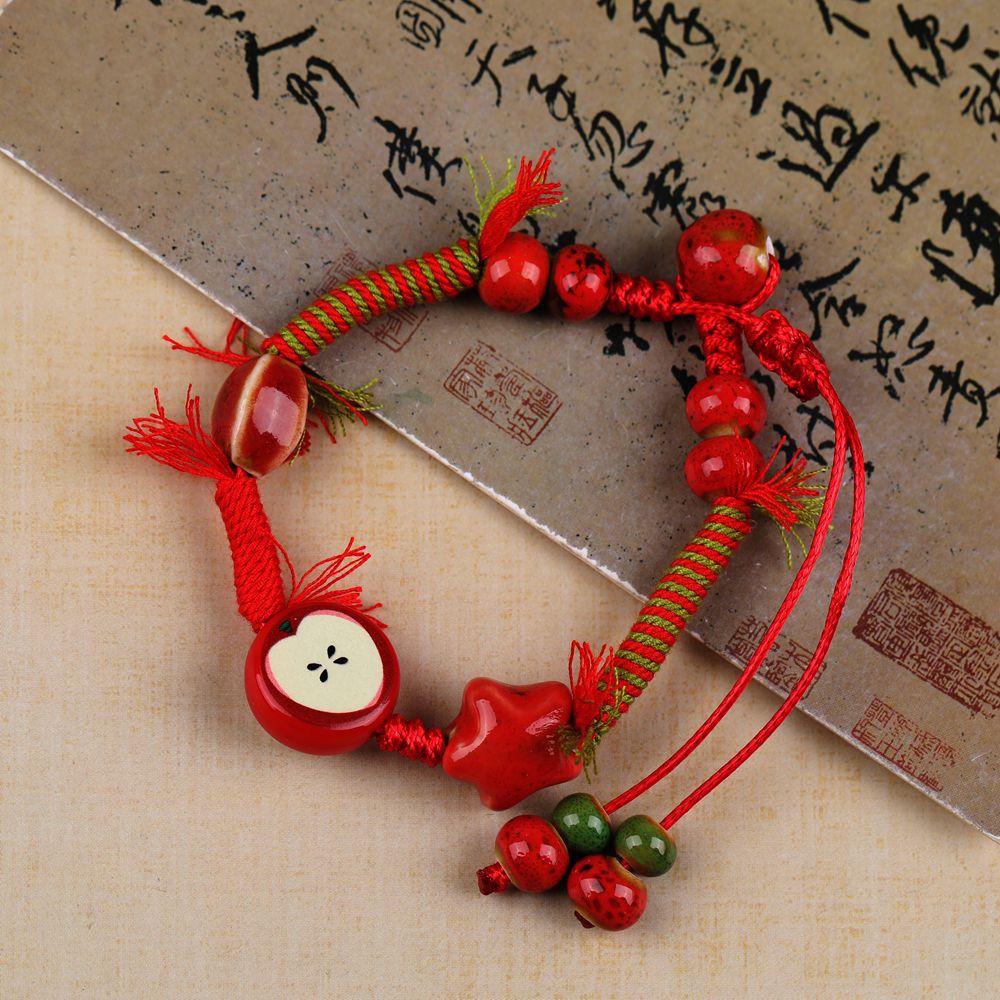 Women's & Men's Chinese Holiday Gift Ceramic Simple Personality Bracelet