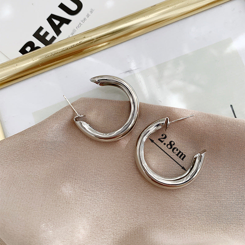 Women's Metal Cold Style High Sense Light Luxury Minority Ear Earrings