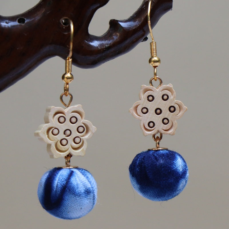 Style Chinese Traditional Cheongsam Vintage Senior Earrings