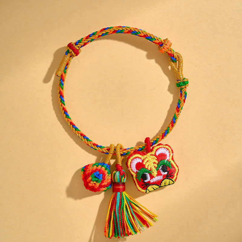 Children's Dragon Boat Festival Colorful Rope Hand-woven Small Bracelets