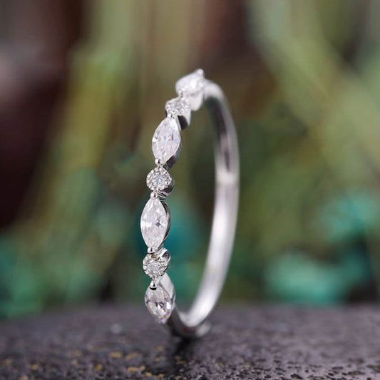Women's Stackable For Design Trendy Cold Entry Lux Fashion Ring
