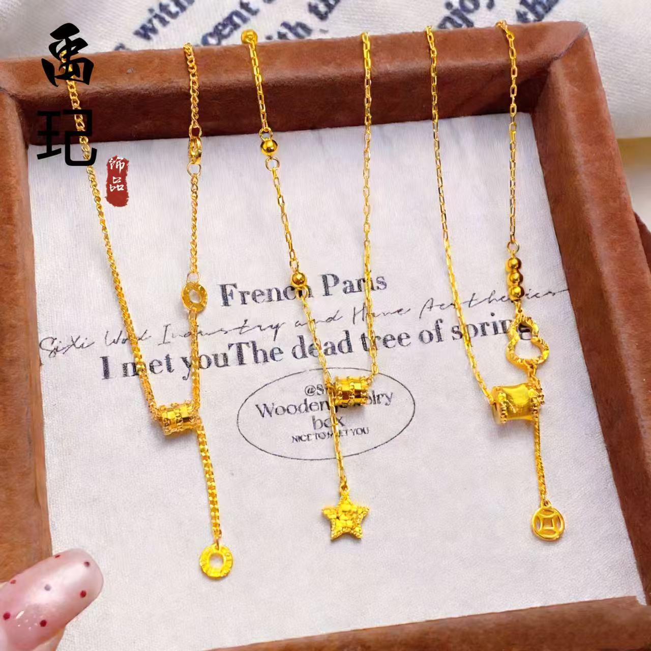 Waist Female Gobo Color Simple Niche Clavicle Chain Gifts For Necklace