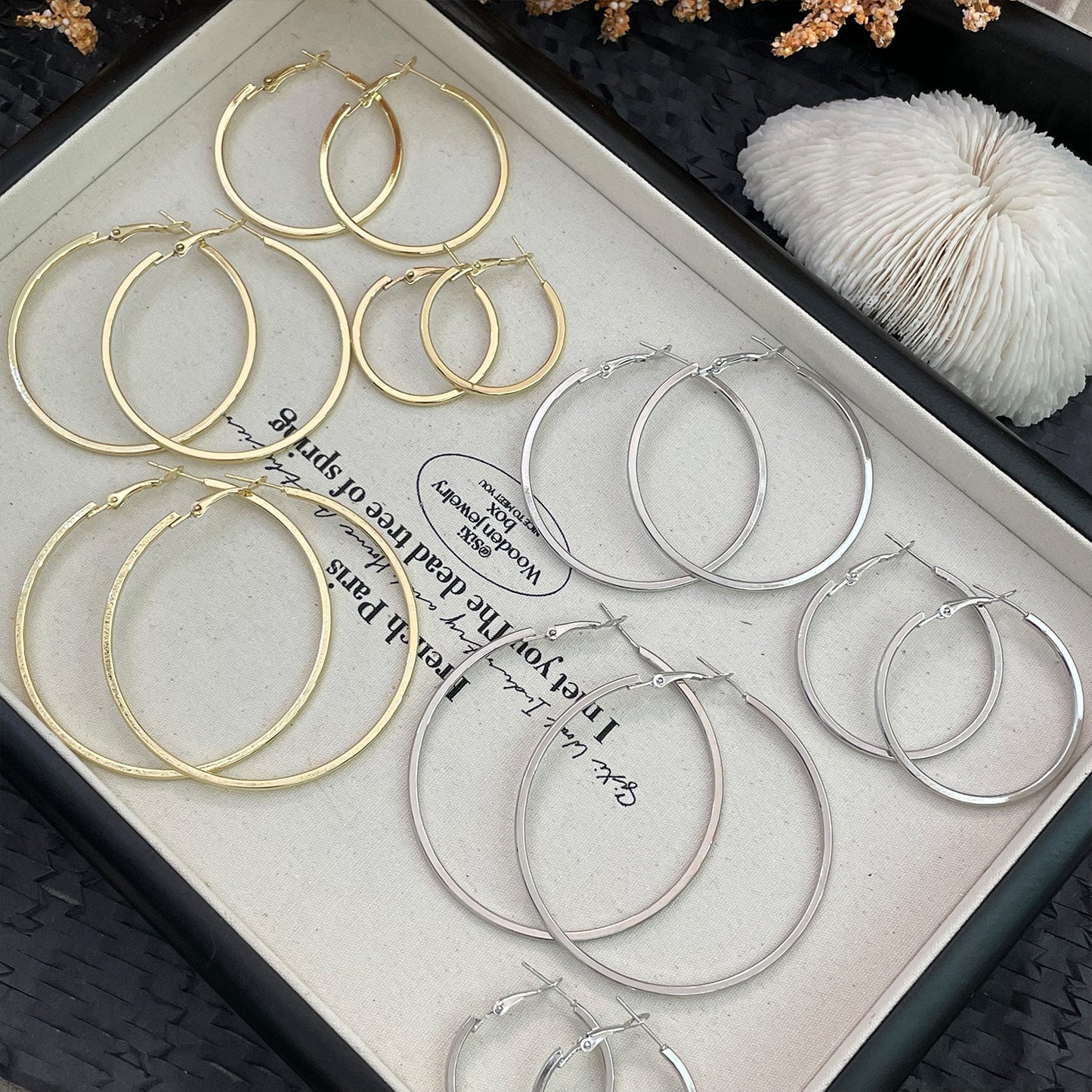 Hoop Tide Ear Design Simple High Sense Earrings