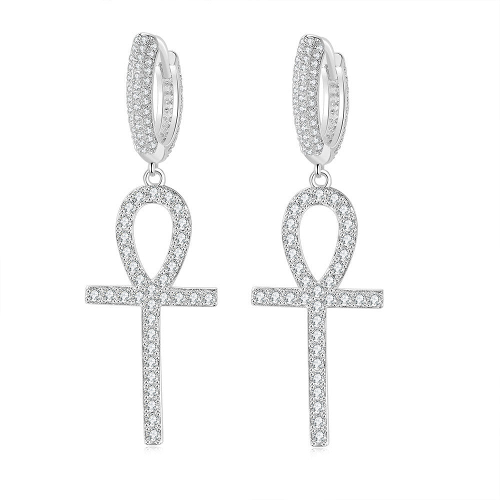 Women's & Men's Popular Zircon Cross Butterfly Star Moon Hip Ear Buckle