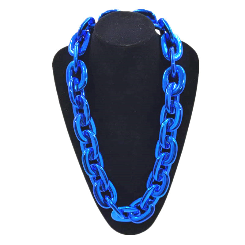 Chain Team Tag Props Acrylic Nightclub Performance Necklaces