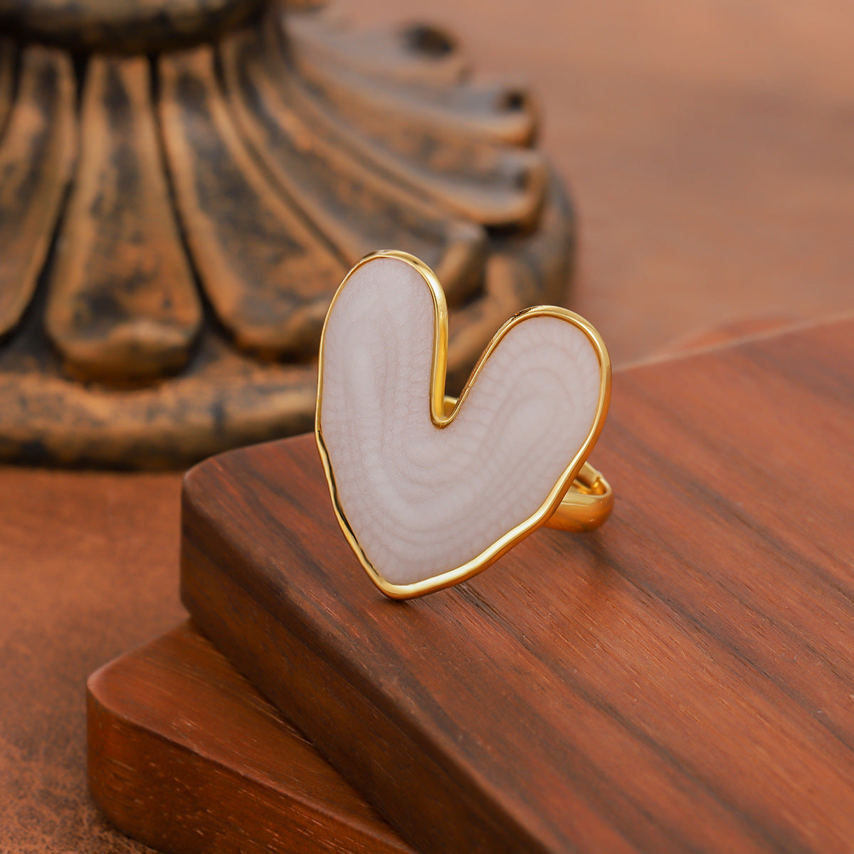 Stainless Steel Enamel Drop Oil Elegant High Sense Design Rings
