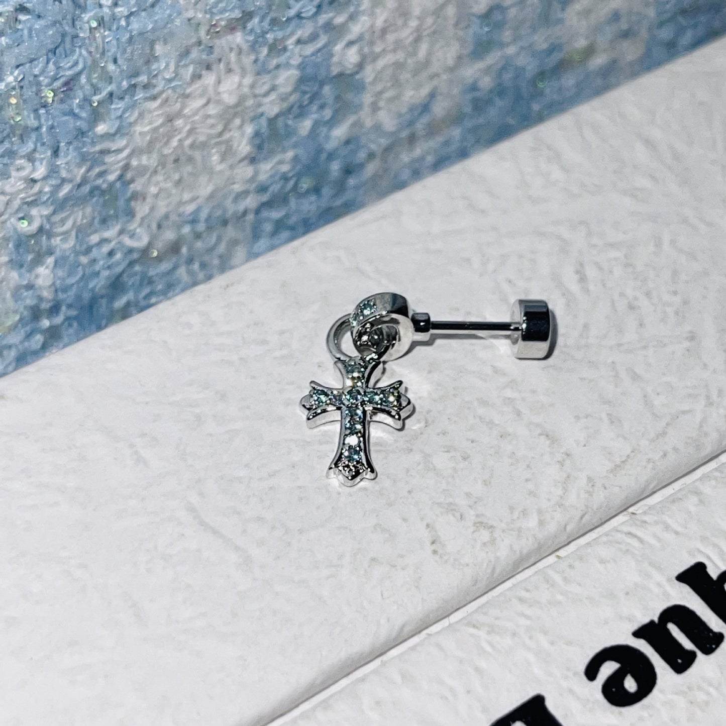 Steel Ear Bone Series Collection Clip Flash Earrings