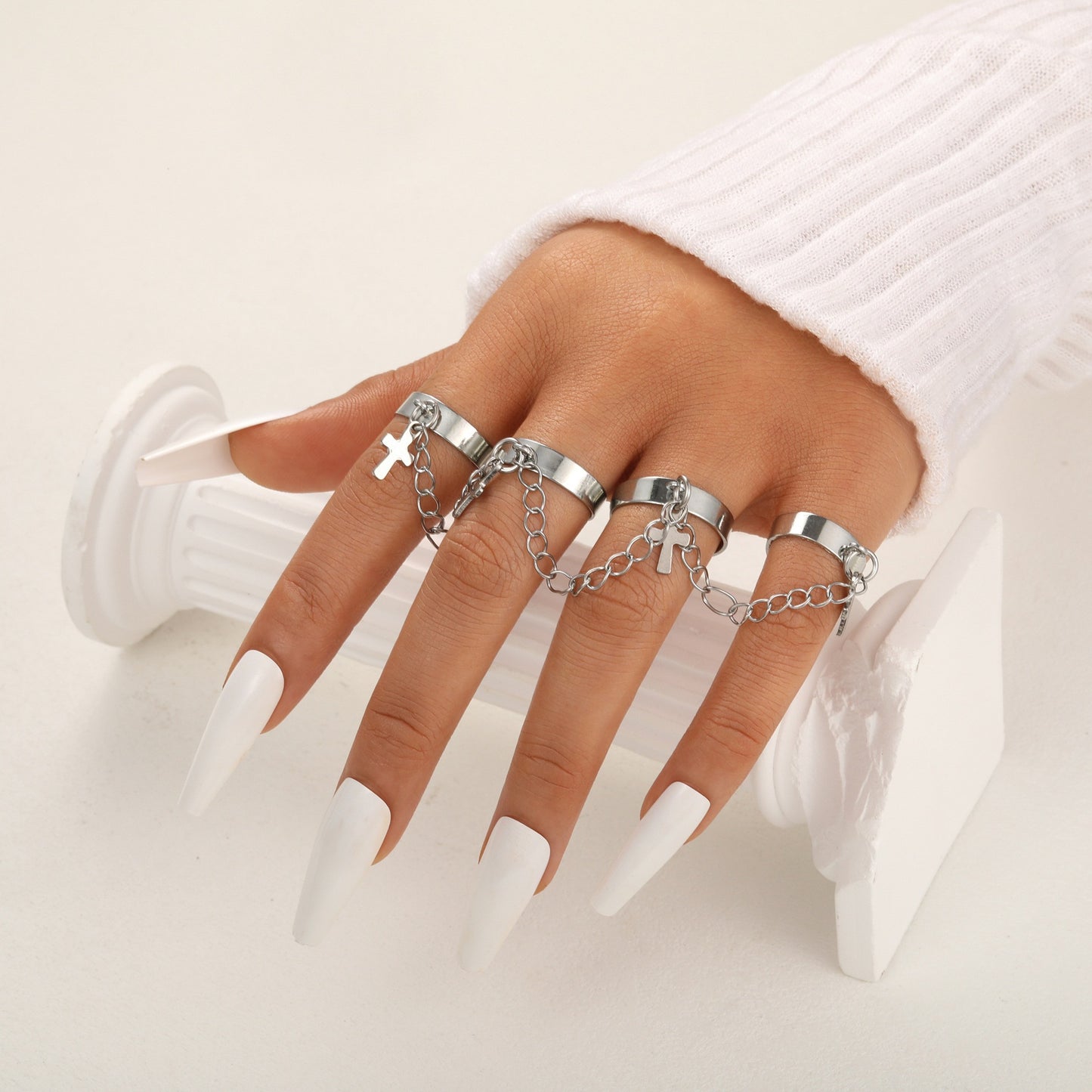 Women's Butterfly Loving Heart With Opening Fashion Rings