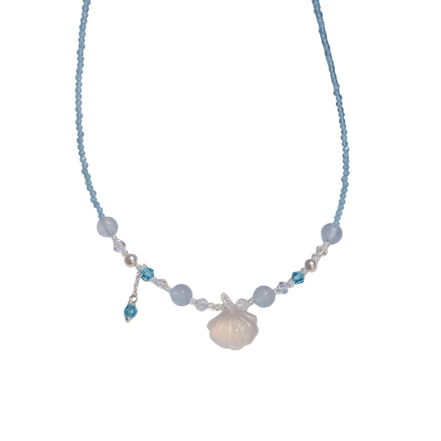 Chalcedony Shell Atmosphere Elegant Light Luxury Fashion Exquisite Versatile Minority Necklace